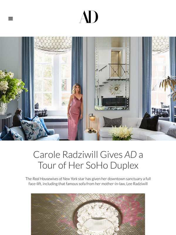 Carole Radziwell Gives AD a Tour of her SoHo Duplex