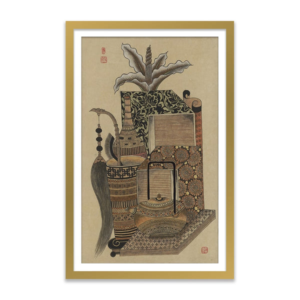 Korean Scholar Still Life B Art Print