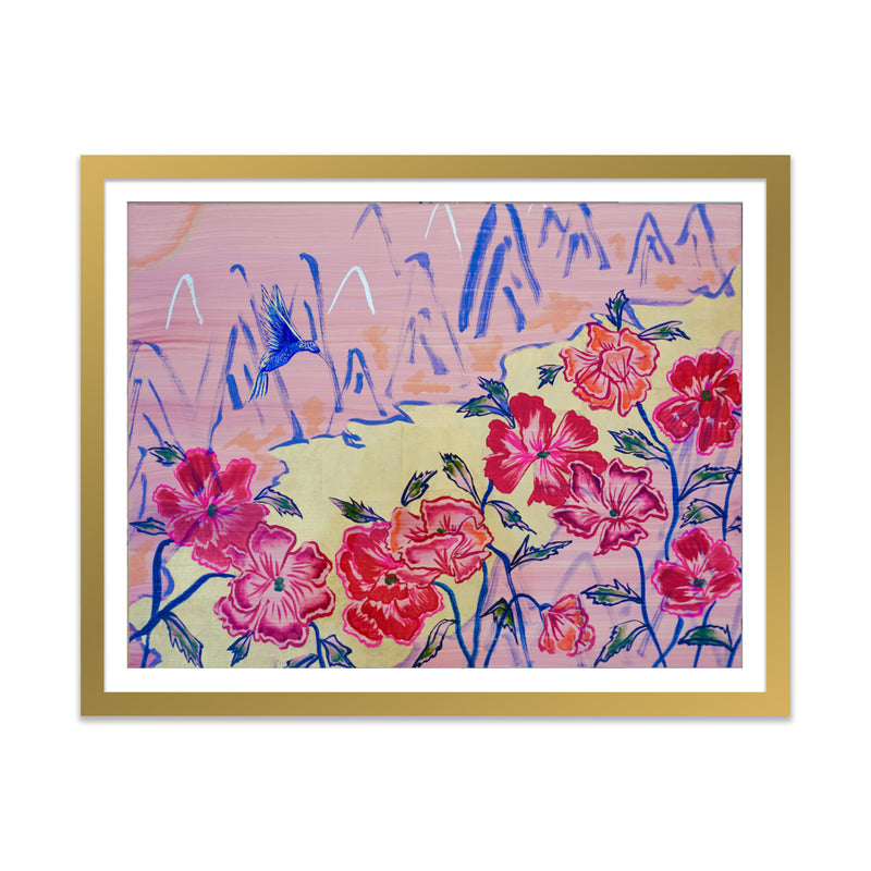 Wildflower Gold Rush Art Print
