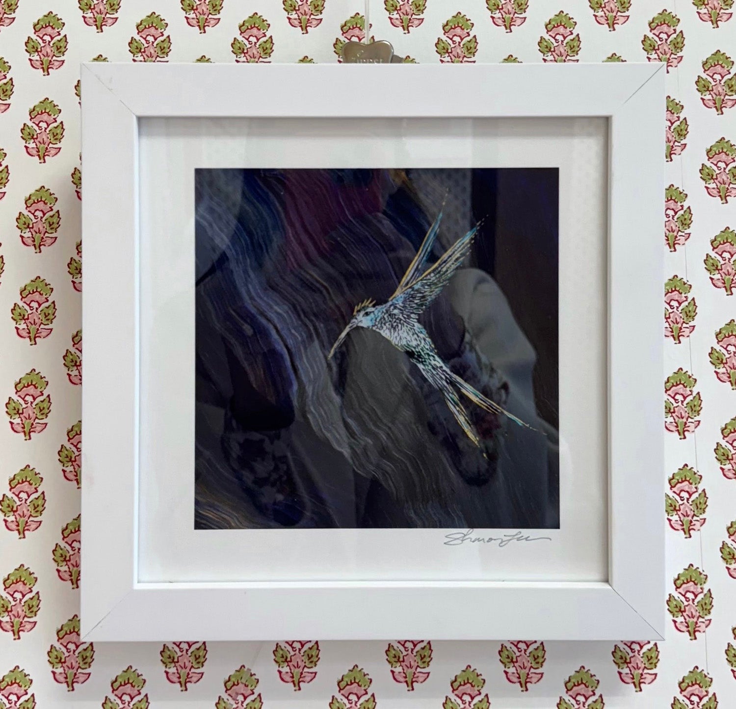 Mythical Hummingbird in Galaxy Art Print – Krane Home
