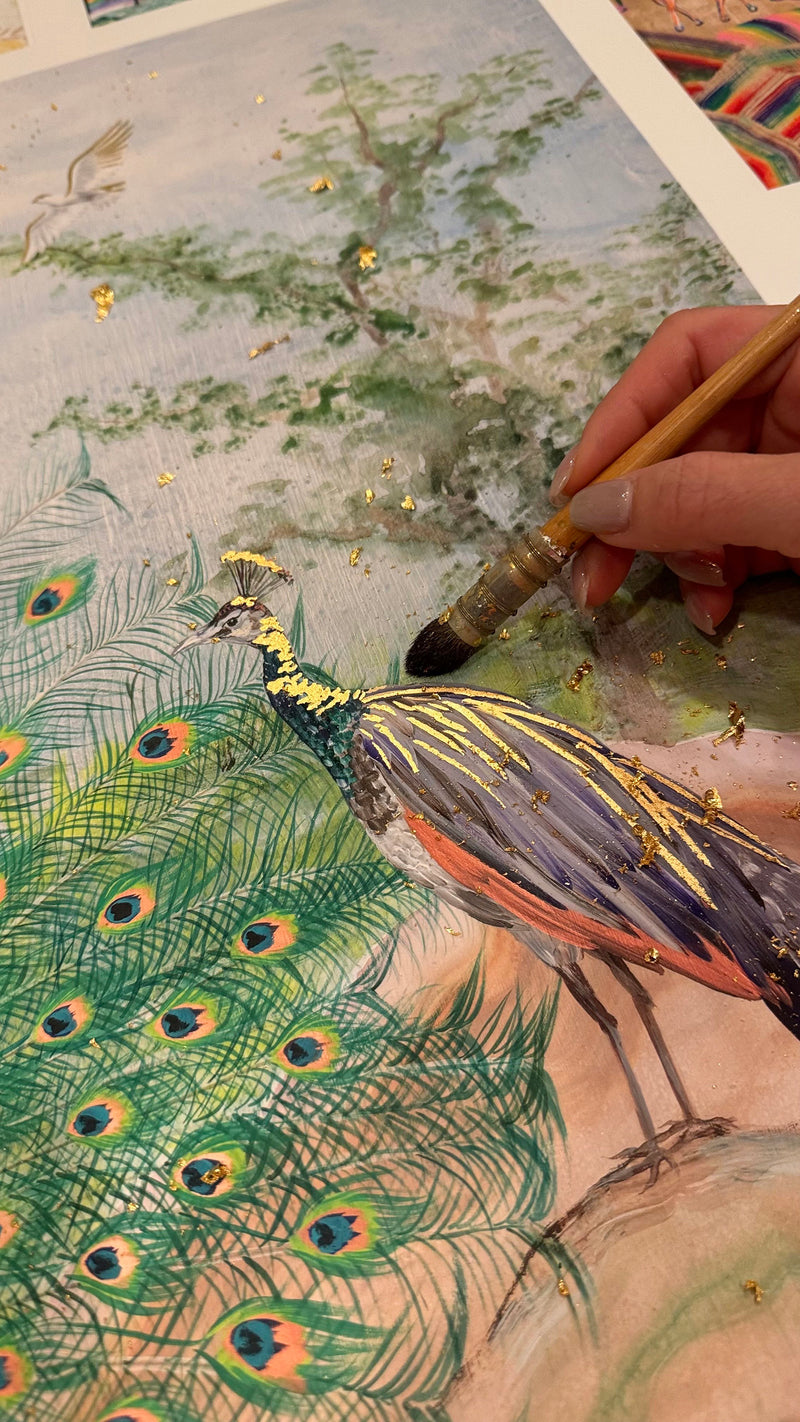 Print Only with Gold Leaf