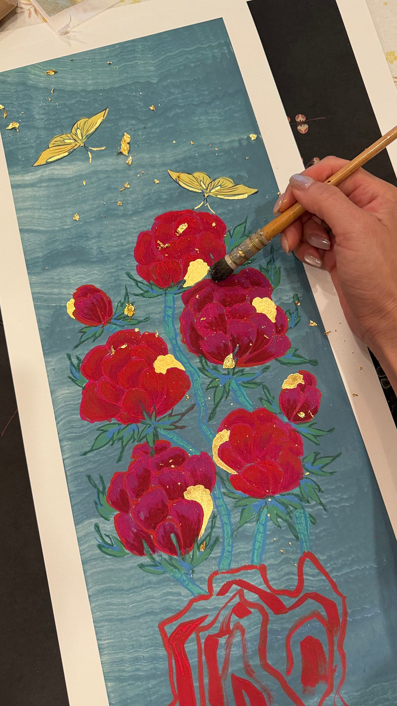 Print Only with Gold Leaf
