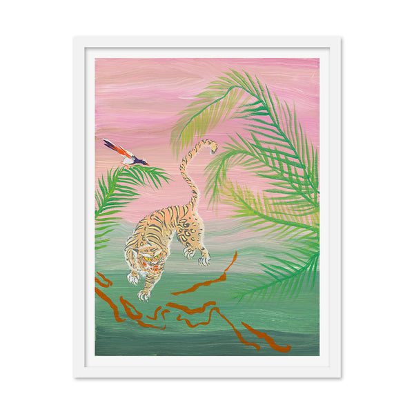Size XSmall with White Frame with Gold Leaf