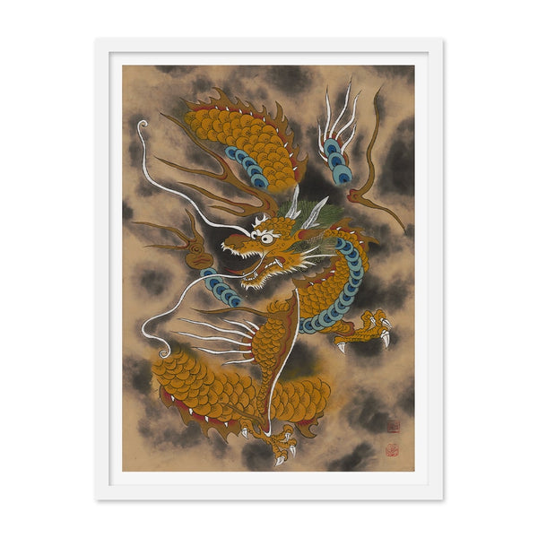 Korean Dragon Art Print