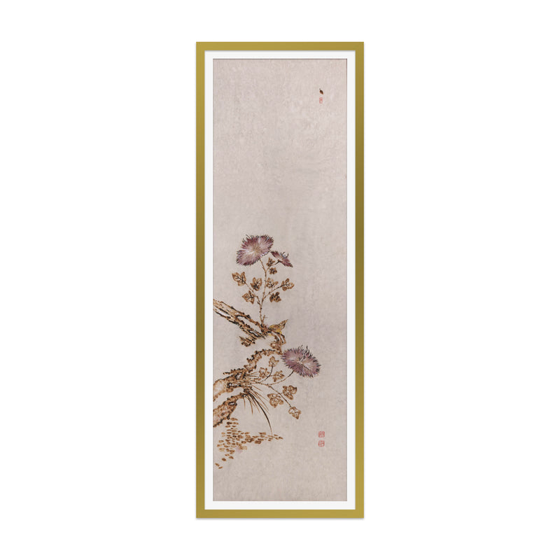 Korean Burned Paper Landscape G Art Print