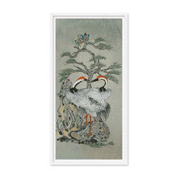 Pair of Traditional Cranes Art Print