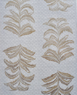 Banana Leaf Wallpaper in French Grey