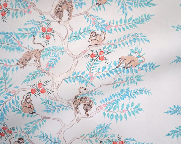 Monkey and Tiger Wallpaper in Day