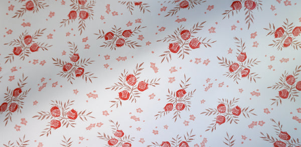Pomegranate Wallpaper in Strawberry