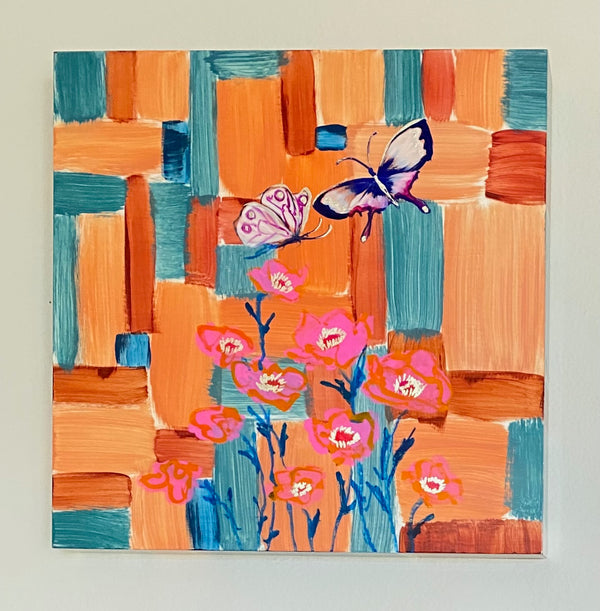 Poppies and Butterflies Series