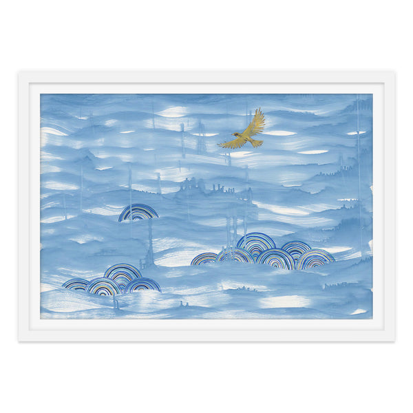 Golden Bowerbird Migration Print