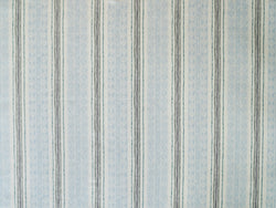 Block Print Stripe Fabric in Blueberry