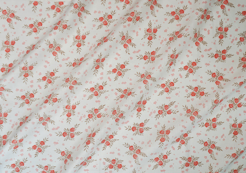Pomegranate Fabric in Strawberry