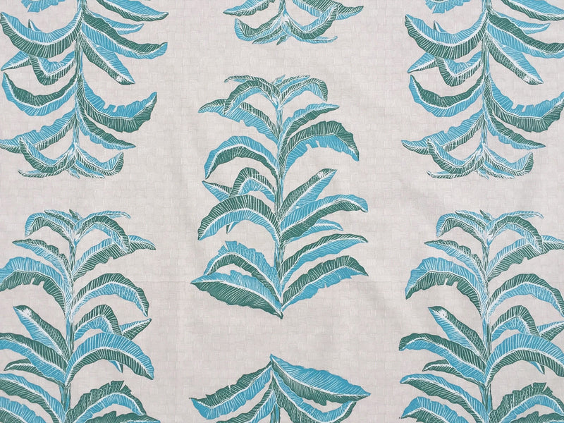 Banana Leaf Fabric in Viridian