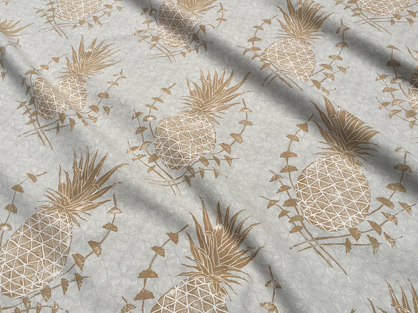 Royal Pineapple Fabric in Khaki