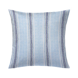 Block Print Stripe Pillow in Blueberry