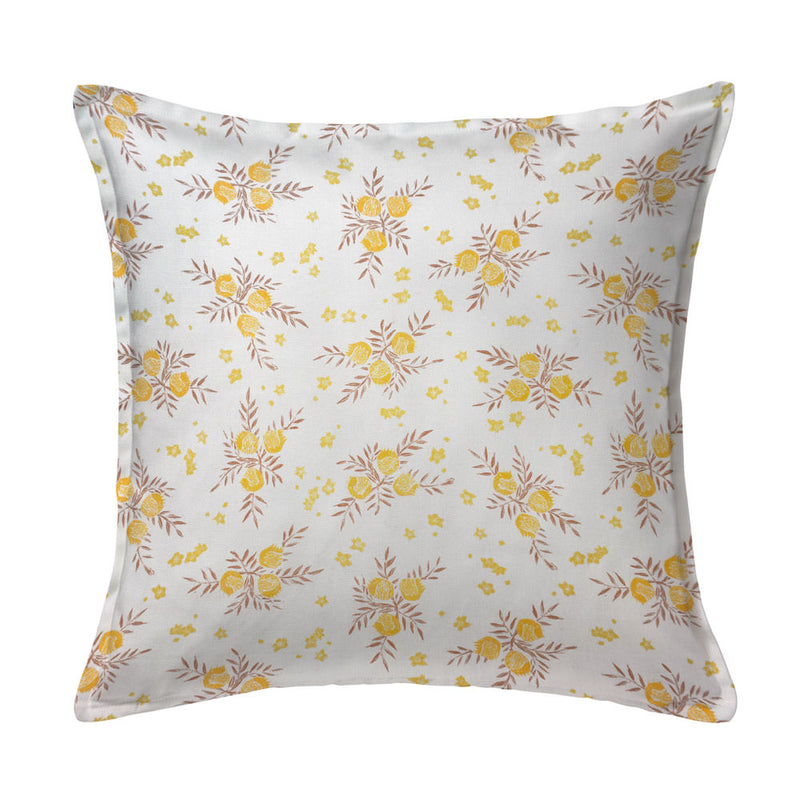 Pomegranate Pillow in Saffron