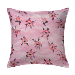 Painted Poppy Pillow in Strawberry