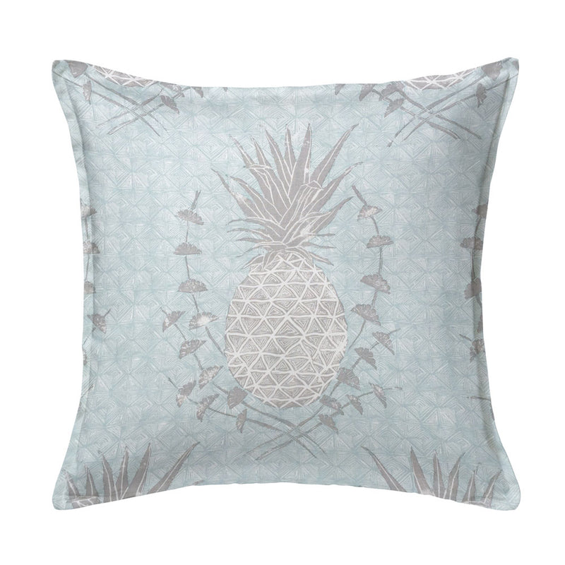 Royal Pineapple Pillow in Celadon