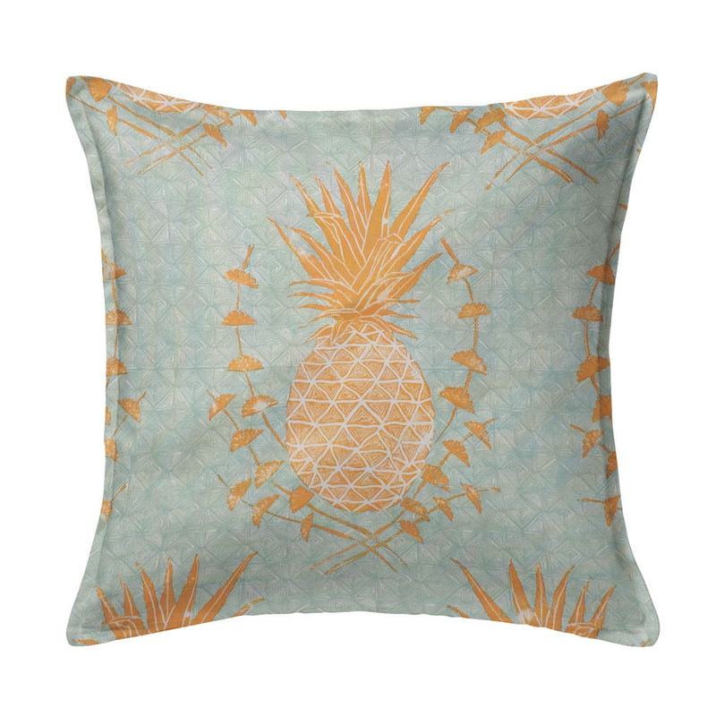 Royal Pineapple Pillow in Saffron