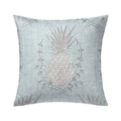 Royal Pineapple Pillow in Celadon