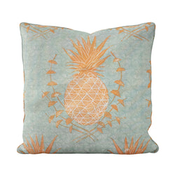Royal Pineapple Pillow in Saffron