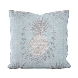 Royal Pineapple Pillow in Celadon