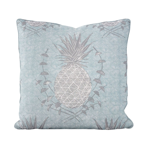 Royal Pineapple Pillow in Celadon