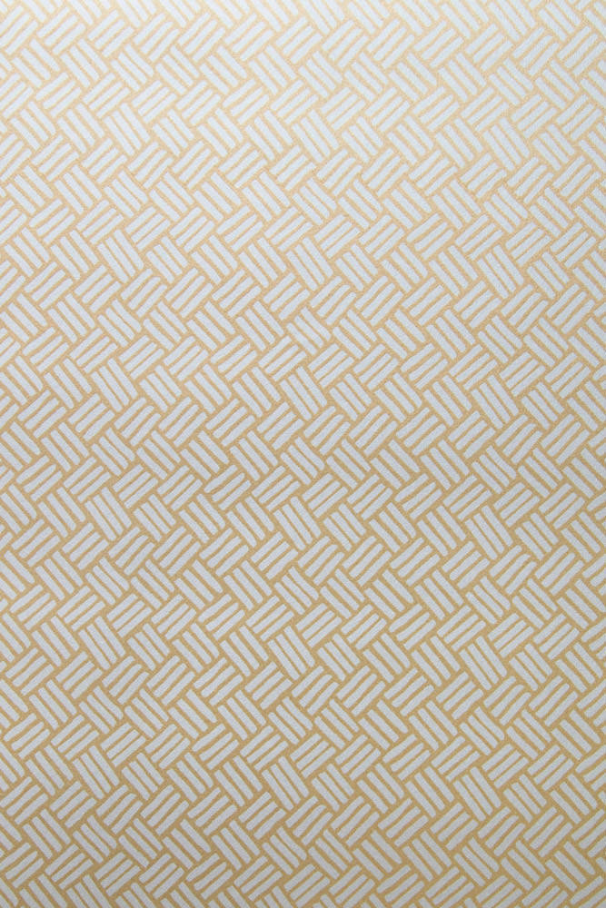 Basketweave Wallpaper in Gilded