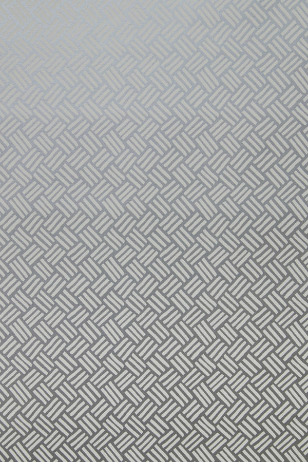 Basketweave Wallpaper in Platinum