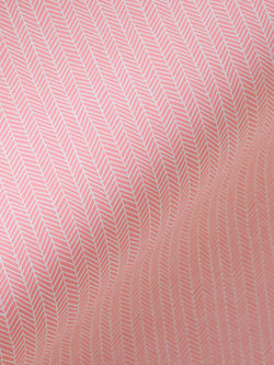 Herringbone Wallpaper in Coral Pink