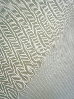 Herringbone Wallpaper in Sage