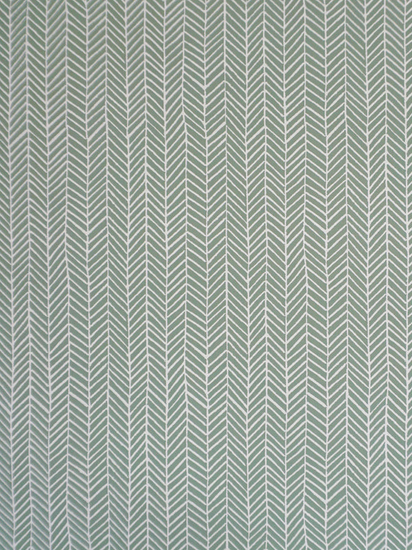 Herringbone Wallpaper in Sage