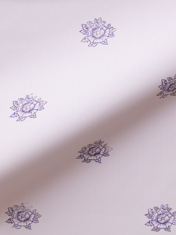 Peonies Wallpaper in Lilac