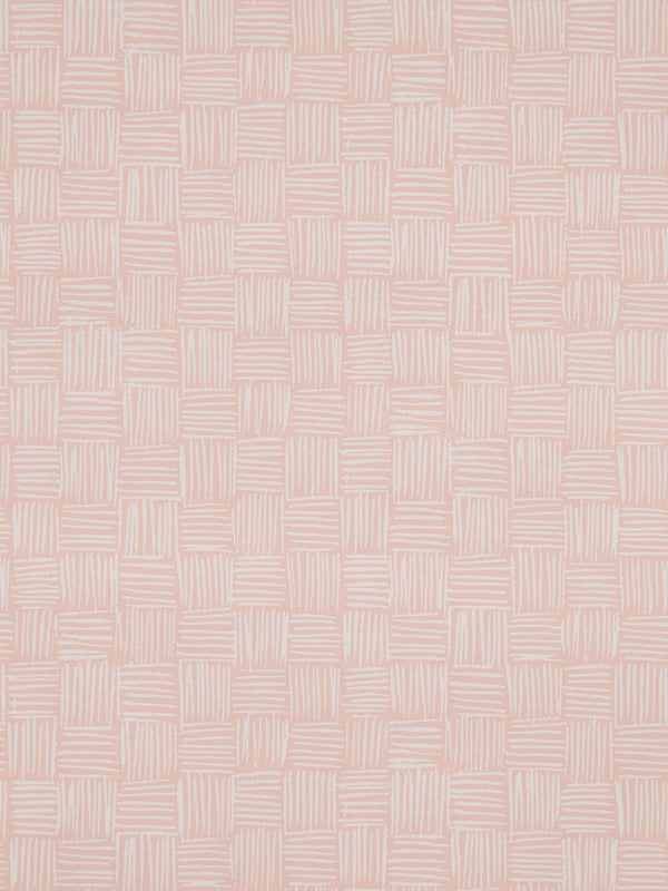 Woven Wallpaper in Blush