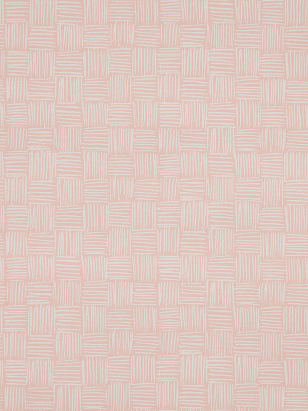 Woven Wallpaper in Blush