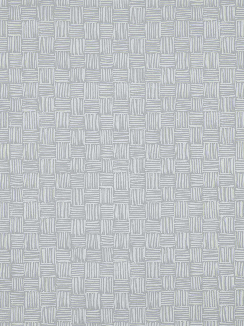 Woven Wallpaper in French Grey