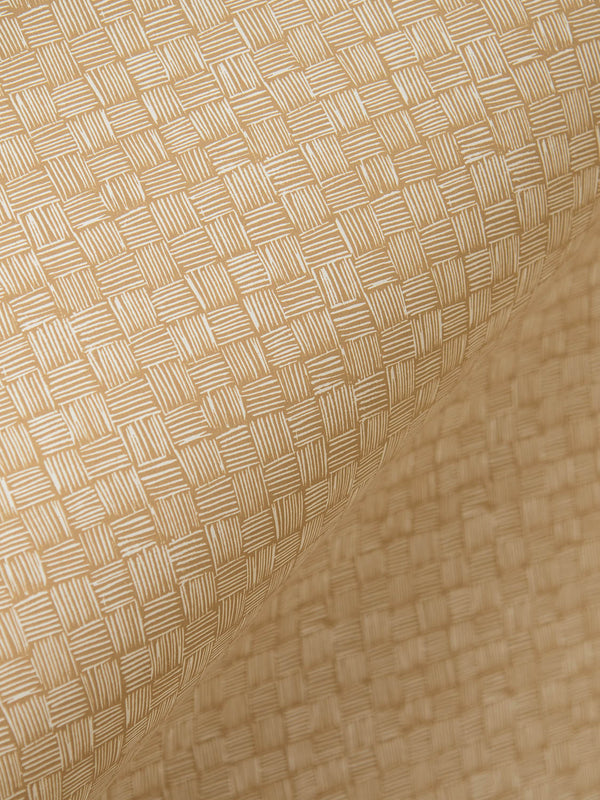 Woven Wallpaper in Khaki