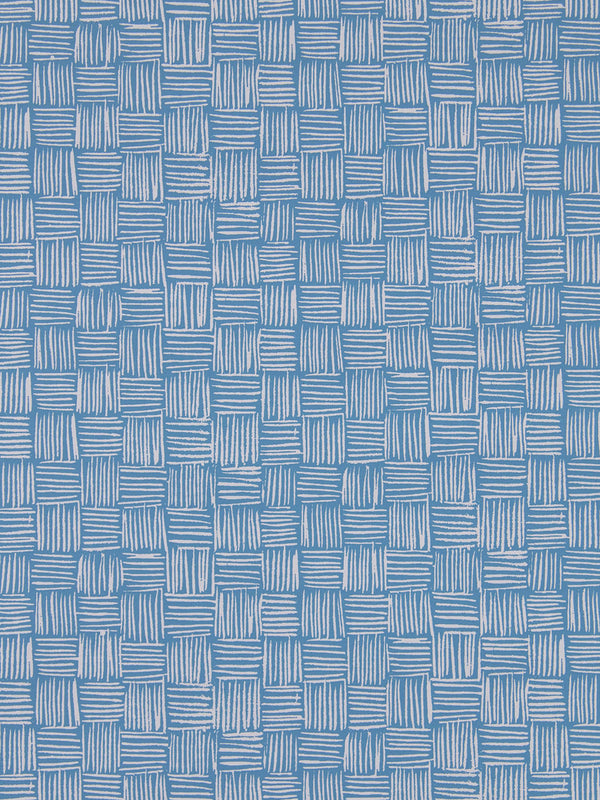 Woven Wallpaper in Lake