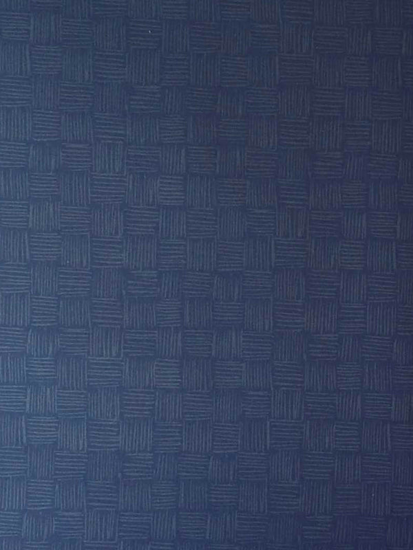 Woven Wallpaper in Navy