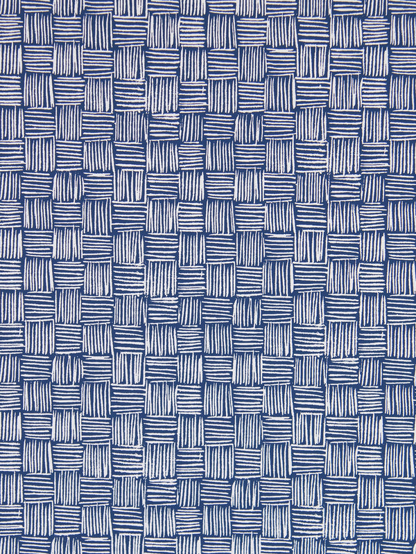 Woven Wallpaper in Sailor