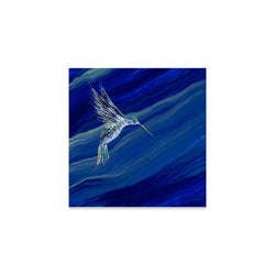 Mythical Hummingbird in Lapis