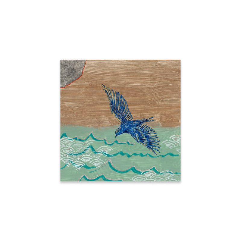 Ocean Bluebird Art Print